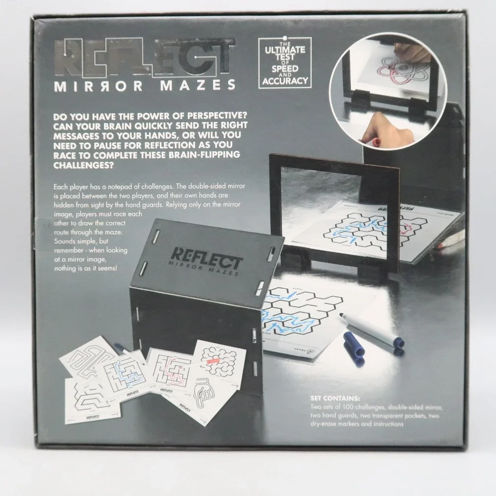 Professor Puzzle Reflect: Mirror Mazes Competitive game Open Box 1-2 Players